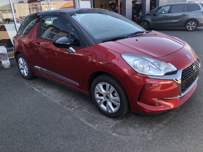 A vendre DS3 d'occasion rouge Toit noir Essence à La Brède