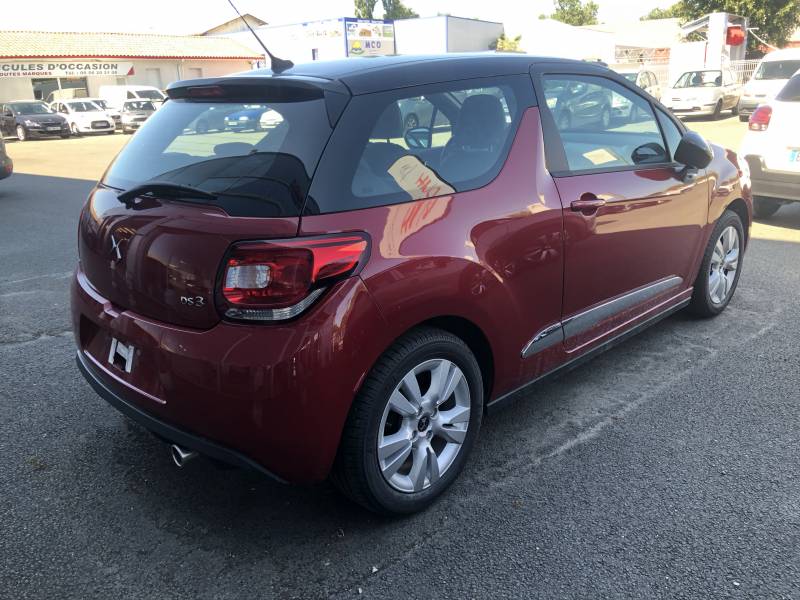 A vendre DS3 d'occasion rouge Toit noir Essence à La Brède